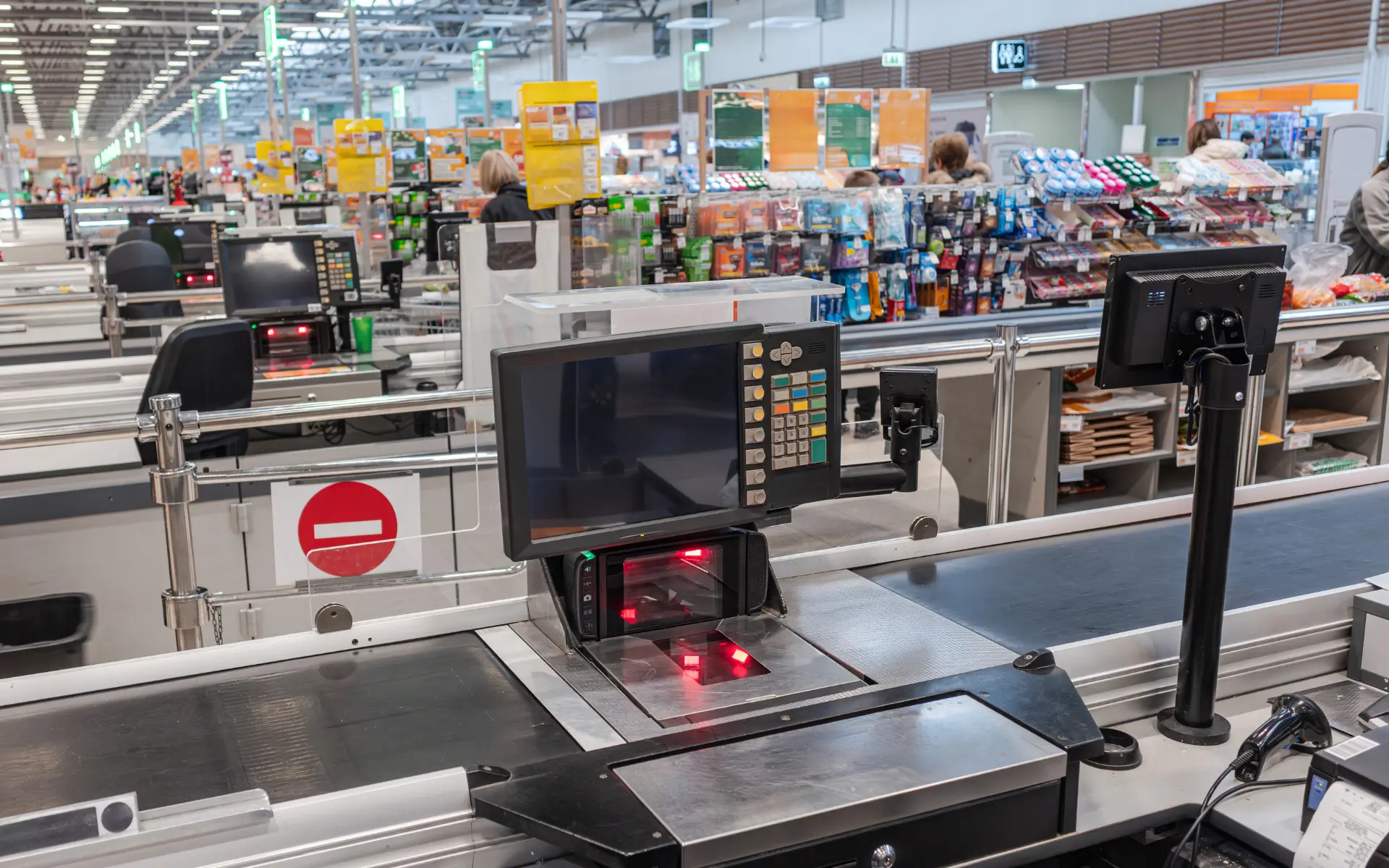 Supermarket POS environment in Guyana